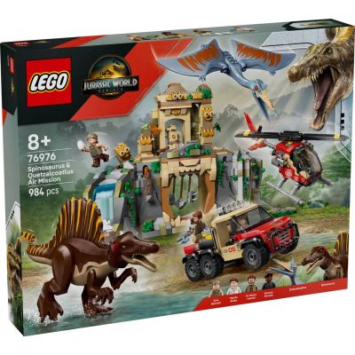 LEGO® Jurassic World - Въздушна мисия със спинозавър и кетцалкоатлус (76976)