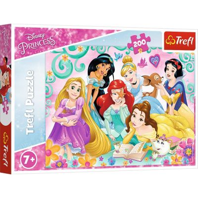 TF13268_001w 5900511132687 Пъзел Trefl 200 части, Веселият свят на принцесите, Disney Princess