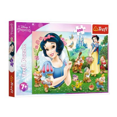 TF13278_001w 5900511132786 Пъзел Trefl 200 части, Снежанка и 7-те джуджета, Disney Princess