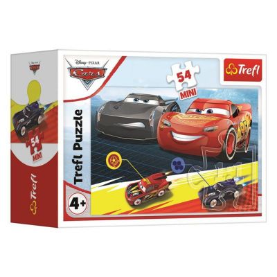 TF54192_002w 5900511197204 Пъзел Trefl Mini 54 части, Лудо състезание,Disney Cars 3, 19720
