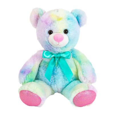 INT7389_001w 5949033917389 Плюшена играчка, Noriel, Многоцветна мечка, 30 см