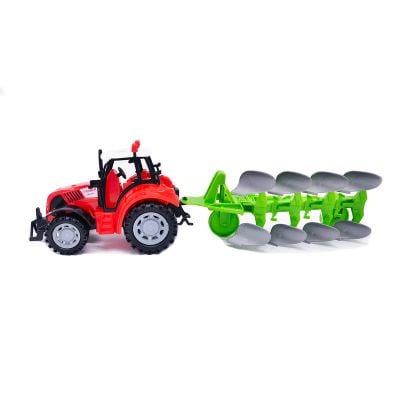 INT7754_001w 5949033917754 Комплект трактор и плуг, Farmer Toys, Cool Machines, със светлини и звуци