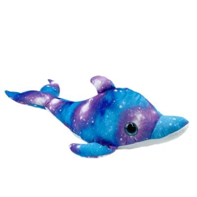 Плюшена играчка Noriel, Galaxy делфин, син, 44 см