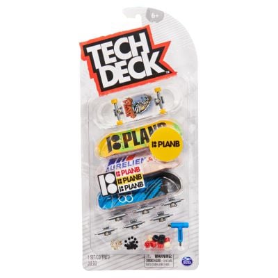 Комплект мини скейтборд Tech Deck, 4 бр, Plan B, 20136722