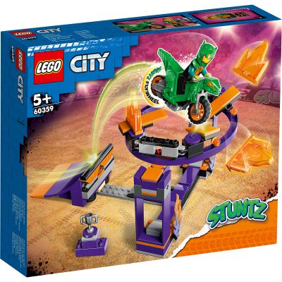 T01060359_001w 5702017416205 LEGO® City Stuntz - Каскадьорско предизвикателство с рампа за забивки (60359)