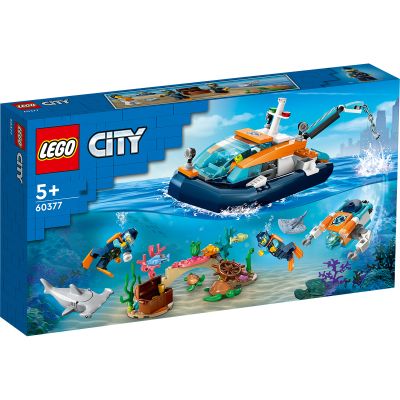 T01060377_001w 5702017416373 LEGO® City - Изследователска лодка за гмуркане (60377)