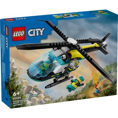 N00060405_001w 5702017567488 LEGO® City - Спасителен хеликоптер за спешни случаи (60405)