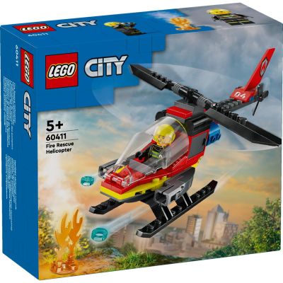 N00060411_001w 5702017582931 LEGO® City - Спасителен пожарникарски хеликоптер (60411)