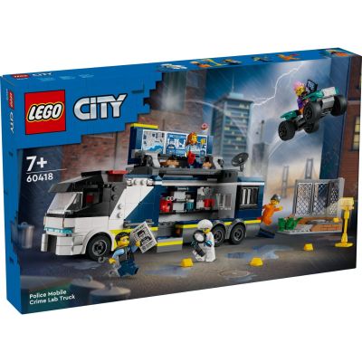 N00060418_001w 5702017583709 LEGO® City - Камион с мобилна полицейска лаборатория (60418)