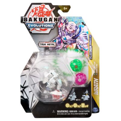 6063394_20138087 778988430880  Метална фигурка Bakugan Evolutions, Platinum Powerup S4, Wrath, 20138087