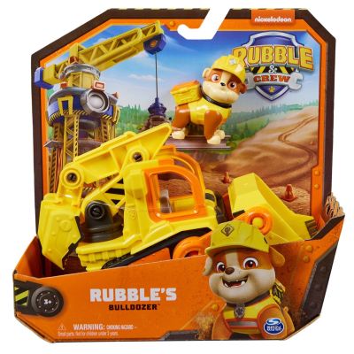 Комплект строително превозно средство и фигурка, Rubble & Crew, Ръбъл и Булдозер, 20141511
