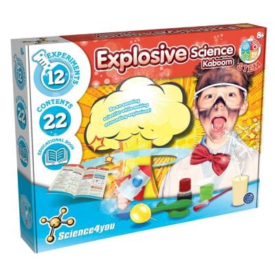 612853_001w 5600983608894 Образователна игра Science4you, експлозивен научен комплект