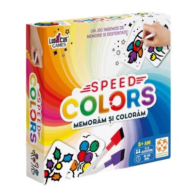 LS101_001w 6426008003326 Образователна игра, Lifestyle Boardgames, Speed ​​​​Colors, Запомнете и оцветете