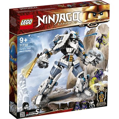 LG71738_001w 5702016889697 LEGO® Ninjago® - Битка с титаничния робот на Zane (71738)