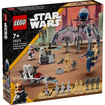 N00075372_001w 5702017584317 LEGO® Star Wars - Клонинг щурмовак и боен дроид – боен пакет (75372)