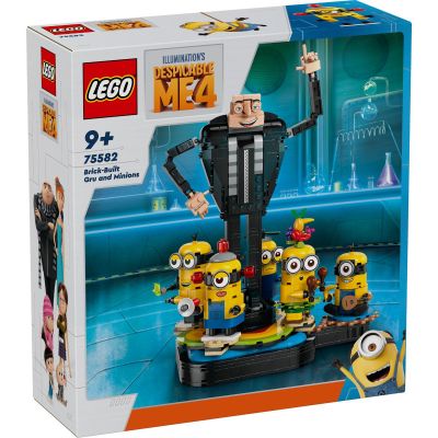 LEGO® Despicable Me - Гру и миньони от тухлички (75582)