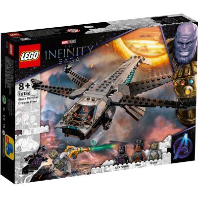 LG76186_001w 5702016913033 LEGO® Super Heroes - Летящата машина на Black Panther (76186)