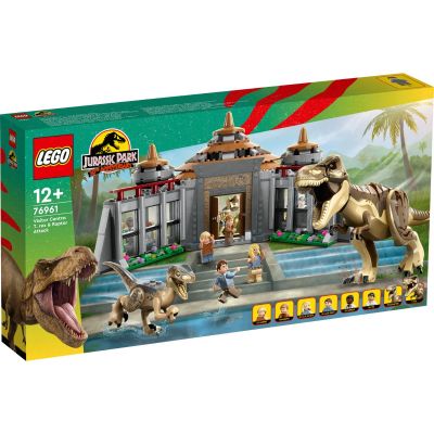 N01076961_001w 5702017421964 LEGO® Jurassic Park - Център за посетители: Нападение на тиранозавър рекс и раптор (76961)