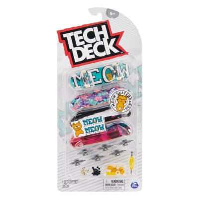 Комплект мини скейтборд Tech Deck, 4 бр, Meow, 20140760