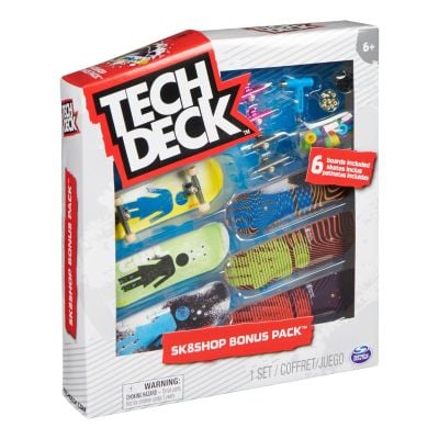 Комплект от 6 мини скейтбордa, Tech Deck, Bonus Pack 20136705