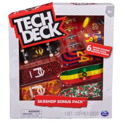 Комплект 6 мини скейтборда, Tech Deck, Bonus Pack, Sk8Mafia, 20140838