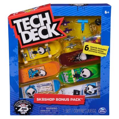 Комплект 6 мини скейтборда, Tech Deck, Bonus Pack, Blind, 20140840