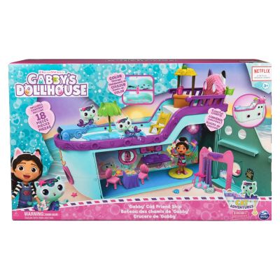 Комплект за игра с кукла, Gabbys Dollhouse, Круизен Кораб, 6068572