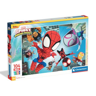 N00023777_001w 8005125237777 Пъзел Clementoni Maxi, Spidey and his amazing friends, 104 части