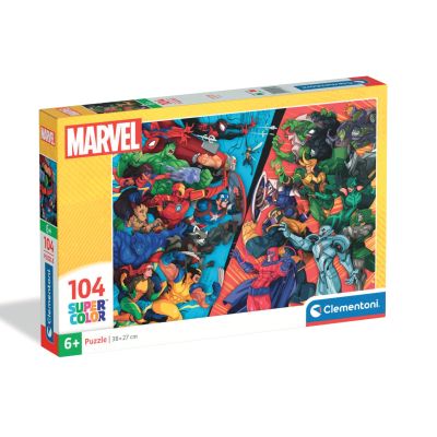 N01025061_001w 8005125250615 Пъзел Clementoni, Marvel Heroes VS Villains, 104 части