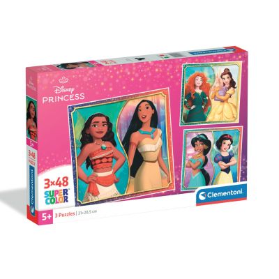 N00025064_001w 8005125250646 Пъзел Clementoni, Disney Princess, 3 x 48 части