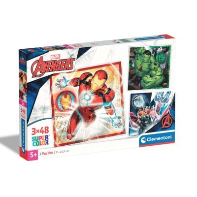 N00025315_001w 8005125253159 Пъзел Clementoni, Marvel Avengers, 3 x 48 части