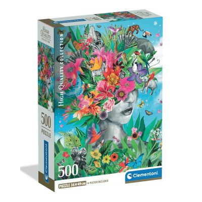 N00035600_001w 8005125356003 Пъзел Clementoni, В сърцето на джунглата, 500 части