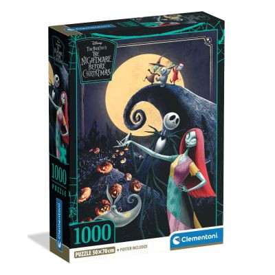 N01037060_001w 8005125370603 Пъзел Clementoni, The Nightmare Before Christmas, 1000 части