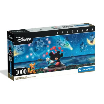 N00039503_001w 8005125395033 Панорамен пъзел Clementoni, Мики и Мини, 1000 части