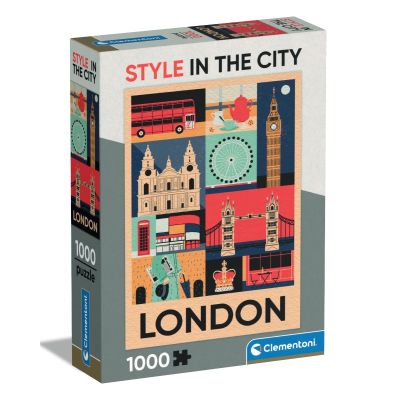 N00039844_001w 8005125398447 Пъзел Clementoni, Style in the city, London, 1000 части