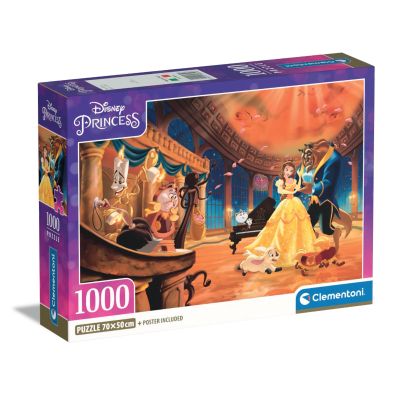 N01039854_001w 8005125398546 Пъзел Clementoni, Disney Princess, Красавицата и звяра, 1000 части