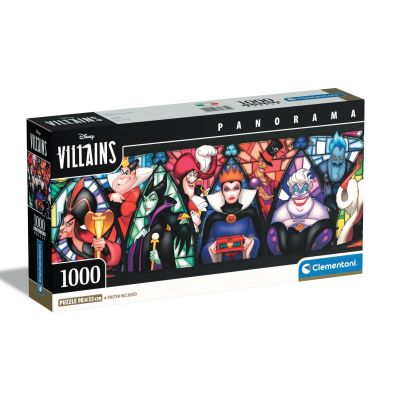 N01039872_001w 8005125398720 Панорамен пъзел, Disney Villains, 1000 части