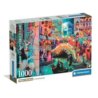 N01039990_001w 8005125399901 Пъзел Clementoni, Карнавал във Венеция, 1000 части