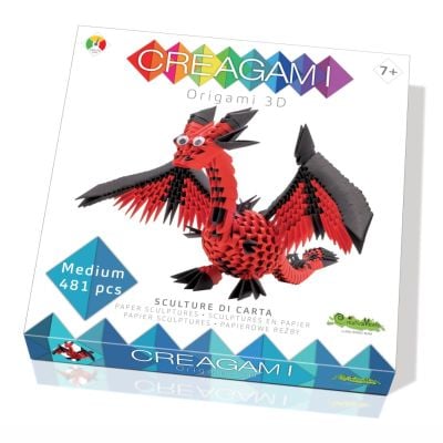 CREA7239_001w 8032591787239 3D игра, Оригами Дракон, Creagami, 481 части