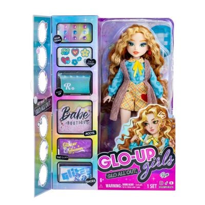 83016_001w 00810021932064 Кукла Glo-Up Girls, Glo All Out, Rose