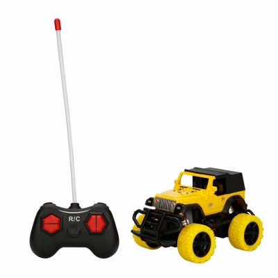S00002719_001w 8680863027196 Mini masinuta cu telecomanda si prelata, Suncon, 1:43, Galben