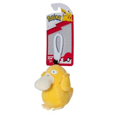 N01051777_PSYDUCK 889933951777 Плюшена играчка за окачване, Pokemon, Psyduck, 7 см