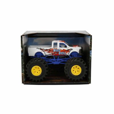 Метално превозно средство, New Ray, Monster Truck, 1:43, Бяло