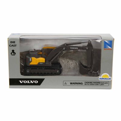 Мини строително превозно средство, New Ray, Volvo, Багер, 1:50