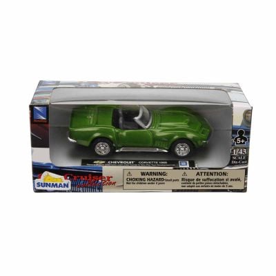 S00048257_CHEVROLET CORVETTE 1969 93577485240 Метален автомобил, New Ray, Chevrolet Corvette 1969, 1:43