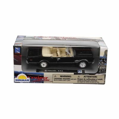 S00048257_OLDMOBILE 4-4-2 93577485240 Метален автомобил, New Ray, Oldsmobile 4-4-2, 1:43