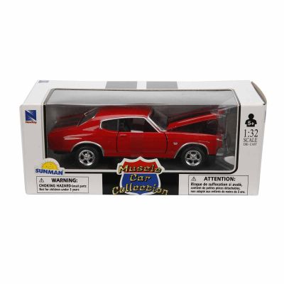 S00050477_CHEVY CHEVELLE SS 1970 93577504774 Метален автомобил, New Ray, Chevy Chevelle SS 1970, 1:32