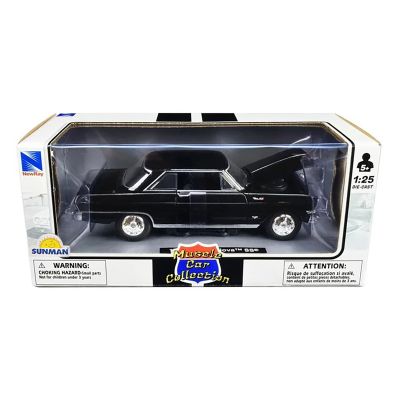 Метален автомобил, New Ray, 1964 Chevy Nova SS, 1:25, Черен