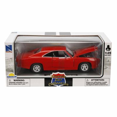 Метален автомобил, New Ray, 1969 Dodge Charger, 1:25