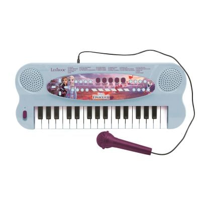 K703FZ_001w 3380743076300 Електронна йоника Lexibook, 32 клавиша, вградени звуци и микрофон, Disney Frozen